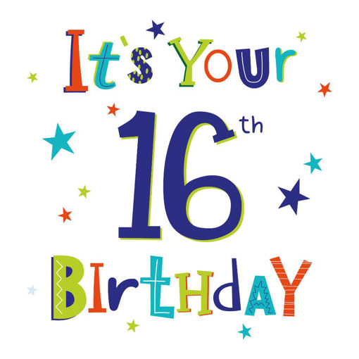 Picture of ITS YOUR 16TH BIRTHDAY CARD